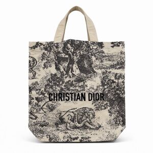 Christian Dior Toile de Jouy Canvas Tote Bag